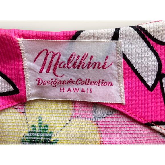 60s Hawaiian Sleeveless Wrap Dress by Malihini Designer Collection Hawaii - Picture 7 of 14